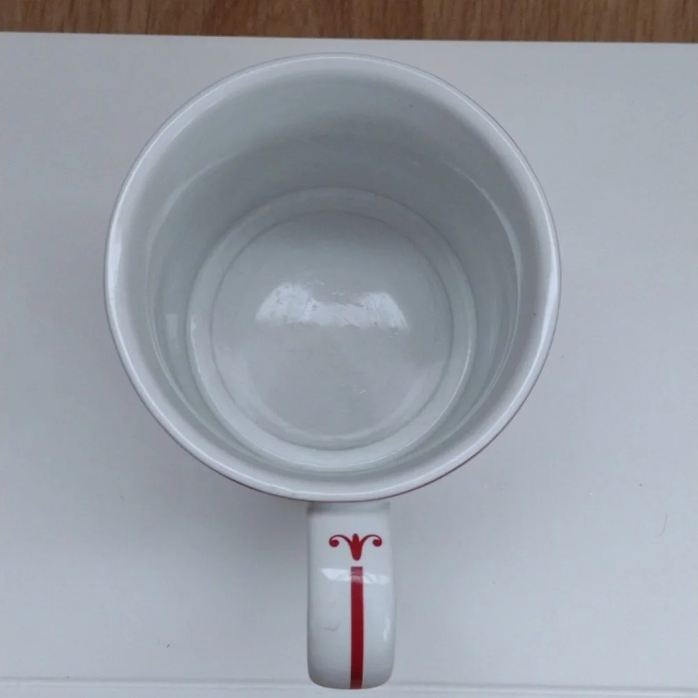 Mug Monogrammed Letter A Sur la Table 14 ounces